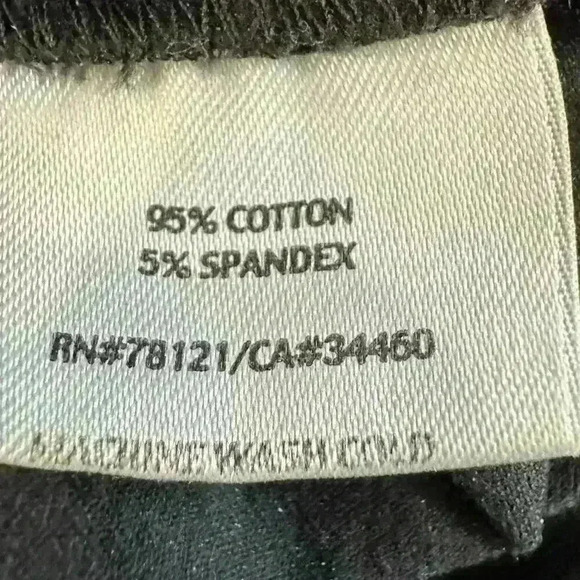 EILEEN FISHER BLACK CROPPED WIDE LEG CASUAL PANT SIZE M - Picture 4 of 10